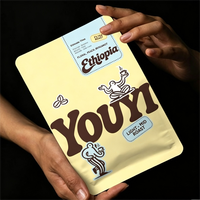 YOUYI Emballage personnalisé pour café en sachet stand-up avec feuille d'aluminium de qualité alimentaire pour 1 kg de grains de café en vrac