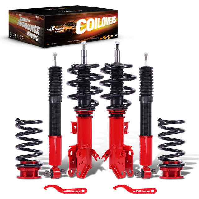 MaXpeedingrods  B2 Front & Rear Coil-overs Lowering Spring Shock Absorber Struts Kit for Ford Fusion Mondeo 2013-2022 Street Use