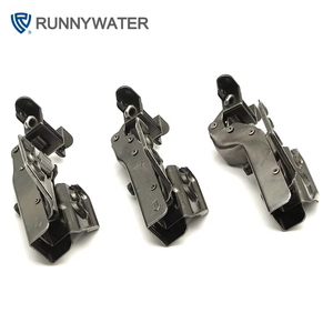 مفصلات هيدروليكية غير مرئية رمادية اللون لإطارات الألمنيوم، مفصلات أبواب مخفية للخزائن مع إغلاق ناعم - Product Image 5