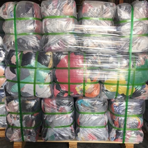 無料サンプル ダークカラー コットンTシャツ 工業用ワイピング繊維廃棄物 10kg 20kg袋 - Product Image 6