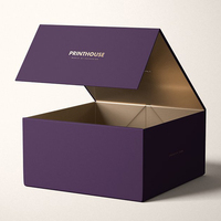 Boîtes Cadeaux Pliantes en Carton Rigide de Luxe Personnalisées avec Logo, Fermeture Magnétique pour Emballage