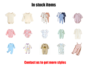 맞춤형 신생아 유아 여름 통기성 슈퍼 소프트 유기농 면/대나무 아기 여자/남자 롬퍼 바디슈트 스냅 버튼 잠금 - Product Image 4