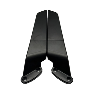 Miroirs avec logo personnalisé pour Kawasaki <span class=keywords><strong>Ninja</strong></span> 400/<span class=keywords><strong>650</strong></span>/300/250. Aluminium, 360 °   Réglable. Direct usine. - Product Image 3