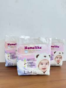 Couches pour bébés HomeLike, best-seller, ultra-épaisses et absorbantes, avec film PE 3D anti-fuites, pour la vente en gros - Product Image 2