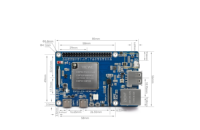 Carte de développement ESP32 P4 style Pi double RISC-V C6 avec Wi-Fi 6 et interfaces Ethernet haute vitesse, compatible avec l'écosystème Pi