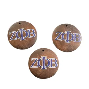 Wooden Custom Round Plated ZPB High Heel Women 1920 Symbol Pendant DIY for Earring Necklace Keychain Jewelry Making