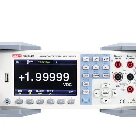 UNI-T UT8805N Desktop Digital Multimeter 199999 counts DC AC 1000V 10A