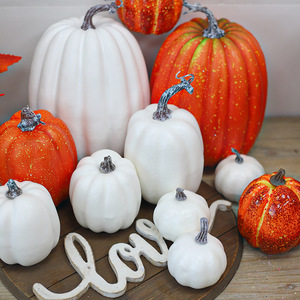 Elegante Piccolo Ornamento Fai-da-Te a Forma di Zucca di <span class=keywords><strong>Halloween</strong></span> in Schiuma, Durevole, Colore Personalizzabile, Simulazione Realistica, Decorazione per Feste e Festival al Chiuso - Product Image 3