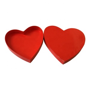 Heart Box Professional Festival Special Customized Red Heart Shaped Gift Box Packaging Cardboard