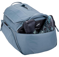 Sac de voyage pour vélo 55L, sac de voyage pour équipement de cyclisme avec compartiment pour chaussures, poche pour casque, sac de voyage pour vélo en polyester 600D durable