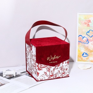 Boîtes à bonbons en carton rigide personnalisées avec couvercles Haute qualité 3 tailles pour l'emballage de cadeaux - Product Image 3