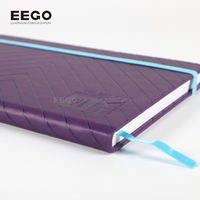 Cahier de notes en cuir PU avec logo personnalisé de haute qualité A5 A6 Budget Business School Office Diary Journal Notebook avec bande élastique