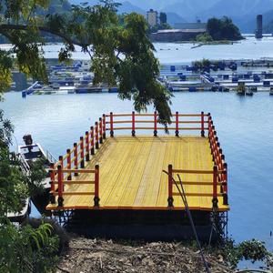 Lake Leisure <b>Floating</b> Net Cage With Pedestrian Walkway For Recreational Fish Breeding & <b>Fishing</b> - Product Image 1