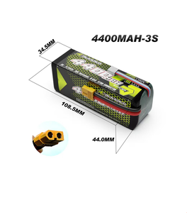Batterie Rlaarlo 3S 11.1V 4400MAH ou 2200MAH pour RLAARLO ROG14 X12S RZ001G-A <span class=keywords><strong>Voiture</strong></span> RC Haute Vitesse Batterie Jouets RC Batterie Top-Seller - Product Image 4