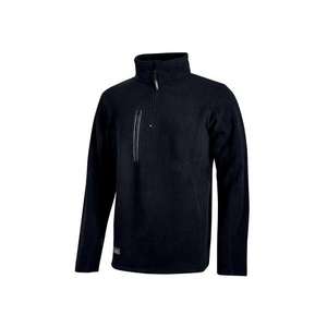 Sweat bleu profond Bering EY143DB-M U-POWER avec demi-zip-EAN 8033546373118 WORK HOODIES - Product Image 1