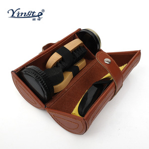 Kit d'entretien des chaussures Yinste 80220, ensemble de nettoyage du cuir pour le polissage et l'entretien des chaussures - Product Image 3