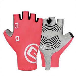 Gants de cyclisme mi-doigts en polyester et coton pour hommes et femmes, protection UV, compatibles écran tactile, pour activités de plein air, course à vélo, sport, gym, pêche estivale - Product Image 3