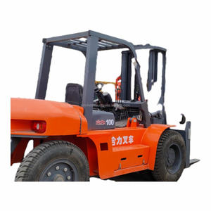 Chariot élévateur à palettes Heli d'occasion de 10 tonnes, levée 3m, faible consommation de carburant, Heli CPCD100, chariot élévateur diesel d'occasion en stock - Product Image 6