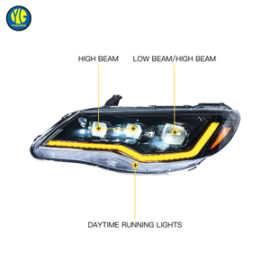 <span class=keywords><strong>ไฟ</strong></span><span class=keywords><strong>หน้า</strong></span> YU GUANG สำหรับ Honda Civic CIIMO FD2 ปี 2006-2012 อัพเกรดเป็น LED พร้อมไฟ DRL 3 เลนส์ <span class=keywords><strong>ไฟ</strong></span><span class=keywords><strong>หน้า</strong></span>รถยนต์ - Product Image 6