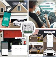 Módulo Inteligente para Puerta de Garaje WiFi/Zigbee con Control por Voz, Temporizador Remoto y Función de Persiana Enrollable