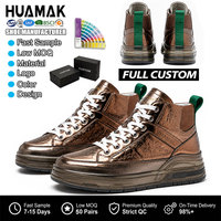 Vente en gros de baskets décontractées à tige haute, semelle épaisse, style vintage streetwear, ODM OEM, marque privée, chaussures personnalisées pour les marques de mode