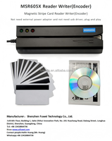 Lector/Grabador de Tarjetas de Banda Magnética MSR605X en Stock, Lee las Pistas 1, 2 y 3 de Datos; Incluye Software y 10 Tarjetas en Blanco