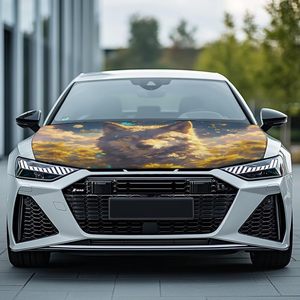 Housse de capot de voiture avec drapeau mexicain 4X5 pieds en polyester - Product Image 5