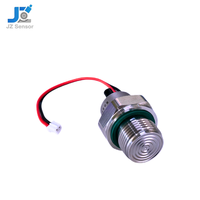 Sensor tekanan membran baja tahan karat, berulir datar 316L, Sensor tekanan membran 4-20mA/IC/RS485 C1/4 Port 0.2% FS IP55 24V DC