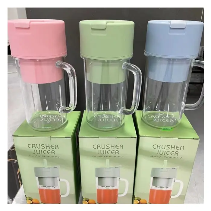 Exprimidor de frutas Pequeña licuadora portátil Carga USB Mini Exprimidor Taza