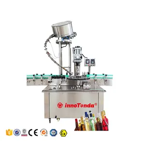 automatic glass bottle capping machine for wine vodka