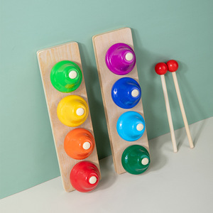 Campanas de Colores de Ocho Tonos al por Mayor, Instrumento Musical Infantil, Instrumento de Percusión Orff - Product Image 3