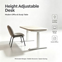 Bureau de travail réglable en hauteur, bureau assis-debout, mobilier de bureau commercial, bureau multifonctionnel en bois massif
