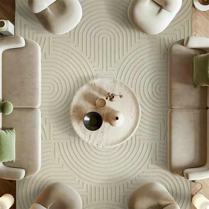 Tappeto da Gioco per Bambini Impermeabile Antiscivolo Lavabile Spesso Grande Tappeto Beige per Soggiorno - Product Image 6