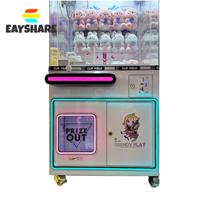 EAYSHARE Machine à griffes d'arcade à monnayeur, distributeur de prix pour parc d'attractions, plusieurs joueurs, en anglais - Product Image 5