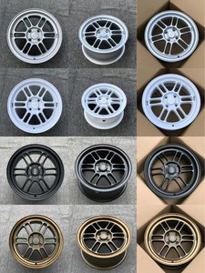 Jantes en alliage d'aluminium léger forgé par flux, 15, 16, 17 pouces, 4x100, 4x114.3 <span class=keywords><strong>pour</strong></span> Civic, Golf, Corolla, Nissan, Mazda - Product Image 3