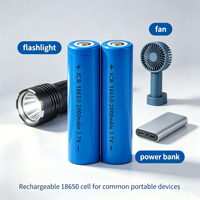 Batterie lithium-ion rechargeable personnalisée 18650 21700 3.7V 1800mAh 2000mAh 2200mAh 2600mAh 3000mAh pour batterie externe et lampe torche