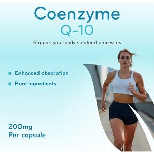 Rosebest Private Label CoQ-10 200mg 胶囊有机辅酶 Q10 粉末胶囊补充剂，用于细胞健康和抗氧化 - Product Image 3