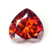 RTS Venta al por Mayor de Moissanita Opalescente Multicolor Completo con Corte Corazón, Tratada Termicamente y Creada en Laboratorio, Piedra Suelta Certificada por Terceros