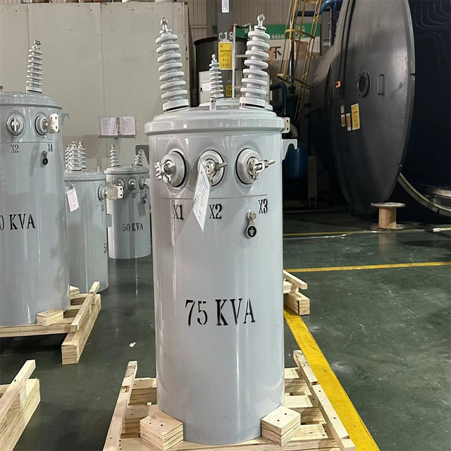 Yawei Single Phase Pole Mounted 50kva 75kva 100kva Toroidal Coil Power Transformer IEC60076 Standard ISO CE Certified