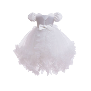Nouvelle arrivée, robe de princesse européenne et américaine d'été, décorations de paillettes en forme de cœur, jupe octogonale <span class=keywords><strong>super</strong></span> moelleuse, robe de fête à paillettes pour filles - Product Image 5