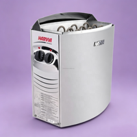 Chauffe-sauna Harvia Vega 8 kW en acier inoxydable 304 antirouille, poêle électrique durable pour sauna humide et sec