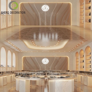 Oferta Especial: Exhibidores de Joyería Redondos con Iluminación LED Moderna, Diseño Innovador, Kioscos de Joyería Personalizados para Centros Comerciales - Product Image 1