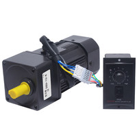 Moteur à engrenages monophasé AC Pufide 90W 5RK90GU à montage sur bride, bobine en cuivre métallique, vitesse variable, 220V, certifié 3C, réducteur 13-1500