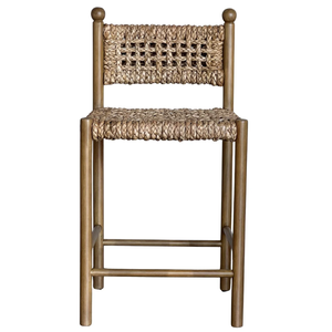 Sillas Modernas <span class=keywords><strong>con</strong></span> <span class=keywords><strong>Respaldo</strong></span> Tejido Natural, Sillas de Comedor de Algas Marinas Tejidas a Mano, Adecuadas para Hoteles, Villas y Restaurantes - Product Image 4