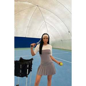 Robe de cocktail plissée sans bretelles Anja gris fumé mini - Product Image 3