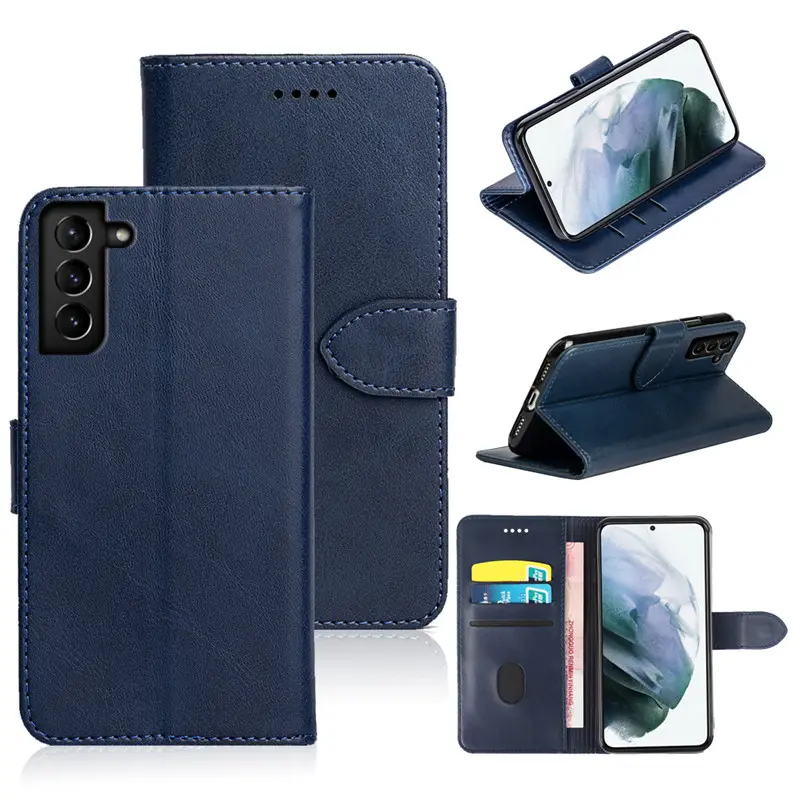 Leather Phone Case For Samsung Galaxy A03S A53 A33 A13 A03 A22 A02 A02S A72 A52 5G Folio Flip Wallet Cover With Card Holder