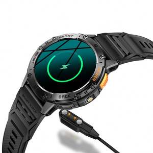 Vente en gros nouvelle montre de sport <span class=keywords><strong>K65</strong></span> Smartwatch lampe de poche moniteur de fréquence cardiaque Bt appel extérieur montre intelligente AMOLED - Product Image 4