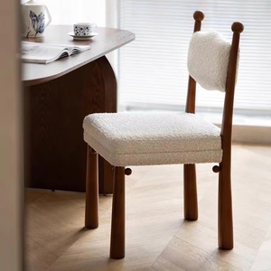 Sillas de Comedor de Madera Maciza VL, Estilo Lujoso y Moderno, Francés de Alta Gama - Product Image 3