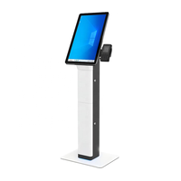 Kiosque de commande et de paiement en libre-service de 32 pouces avec écran tactile, pour utilisation en intérieur, restaurant, gouvernement, lecteur de codes-barres SDK