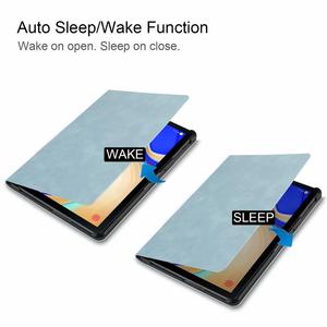 Housse de tablette à motif vache avec porte-crayon compatible avec la <span class=keywords><strong>coque</strong></span> de tablette Samsung <span class=keywords><strong>Galaxy</strong></span> <span class=keywords><strong>Tab</strong></span> <span class=keywords><strong>S4</strong></span> T830 T835 - Product Image 3